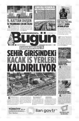 KAHRAMANMARAŞ'TA BUGÜN