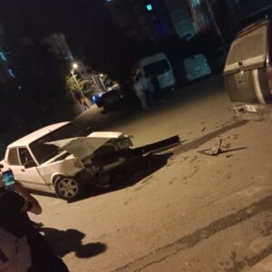 Kahramanmaraş .Necip Fazıl Mahallesi Kaza