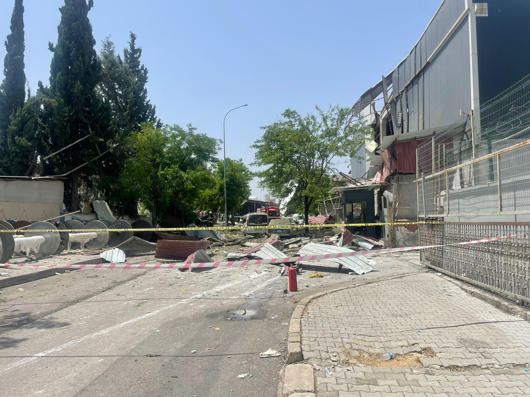 Gaziantep’te bulunan bir halı fabrikasında buhar kazanı patladı