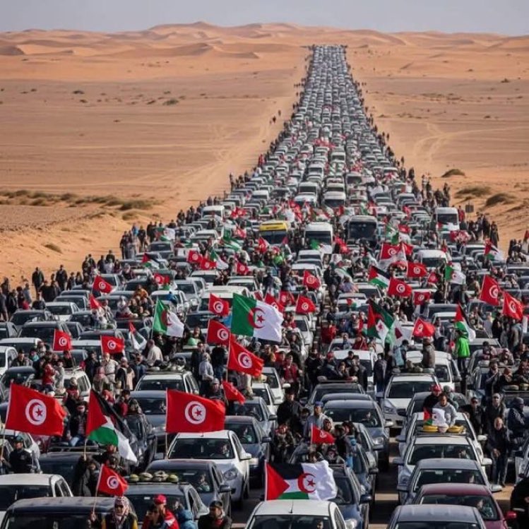 Yol açılsın, adımlar Gazze için atsın! Haydi yürüyüşe