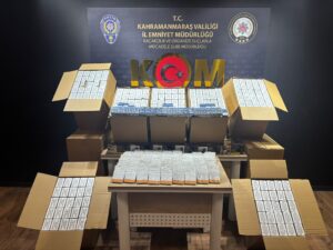 Kahramanmaraş KOM Şube Müdürlüğü görevlilerince yapılan çalışmalarda