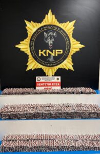 Kahramanmaraş Narkotik Şube Müdürlüğü görevlilerince yapılan çalışmalarda.