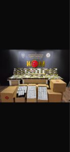 Kahramanmaraş KOM Şube Müdürlüğü görevlilerince yapılan çalışmalarda.