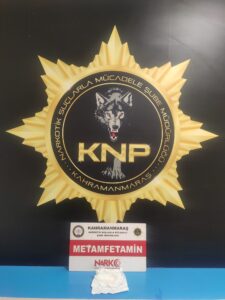 Kahramanmaraş Narkotik Şube Müdürlüğü görevlilerince yapılan çalışmalarda.