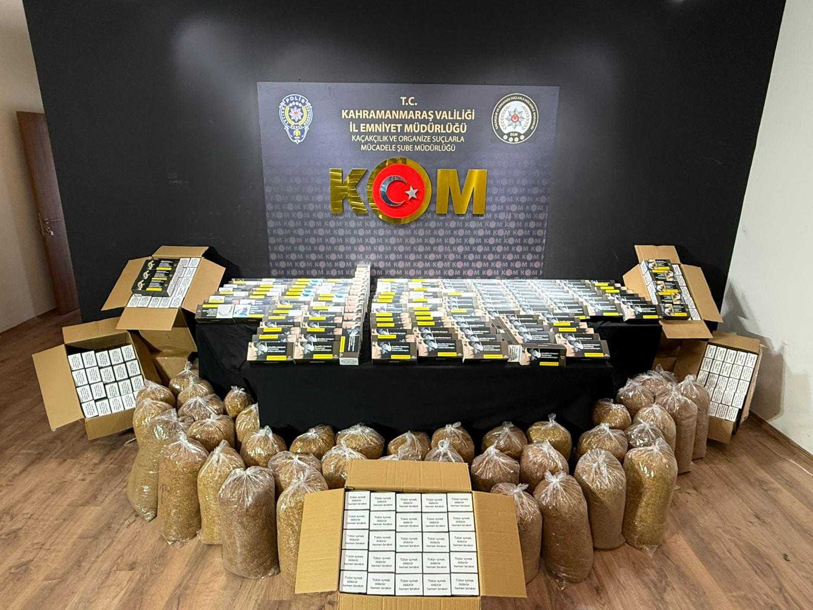 Kahramanmaraş Emniyet Müdürlüğü Narkotik Suçlarla Mücadele Şube Müdürlüğünce