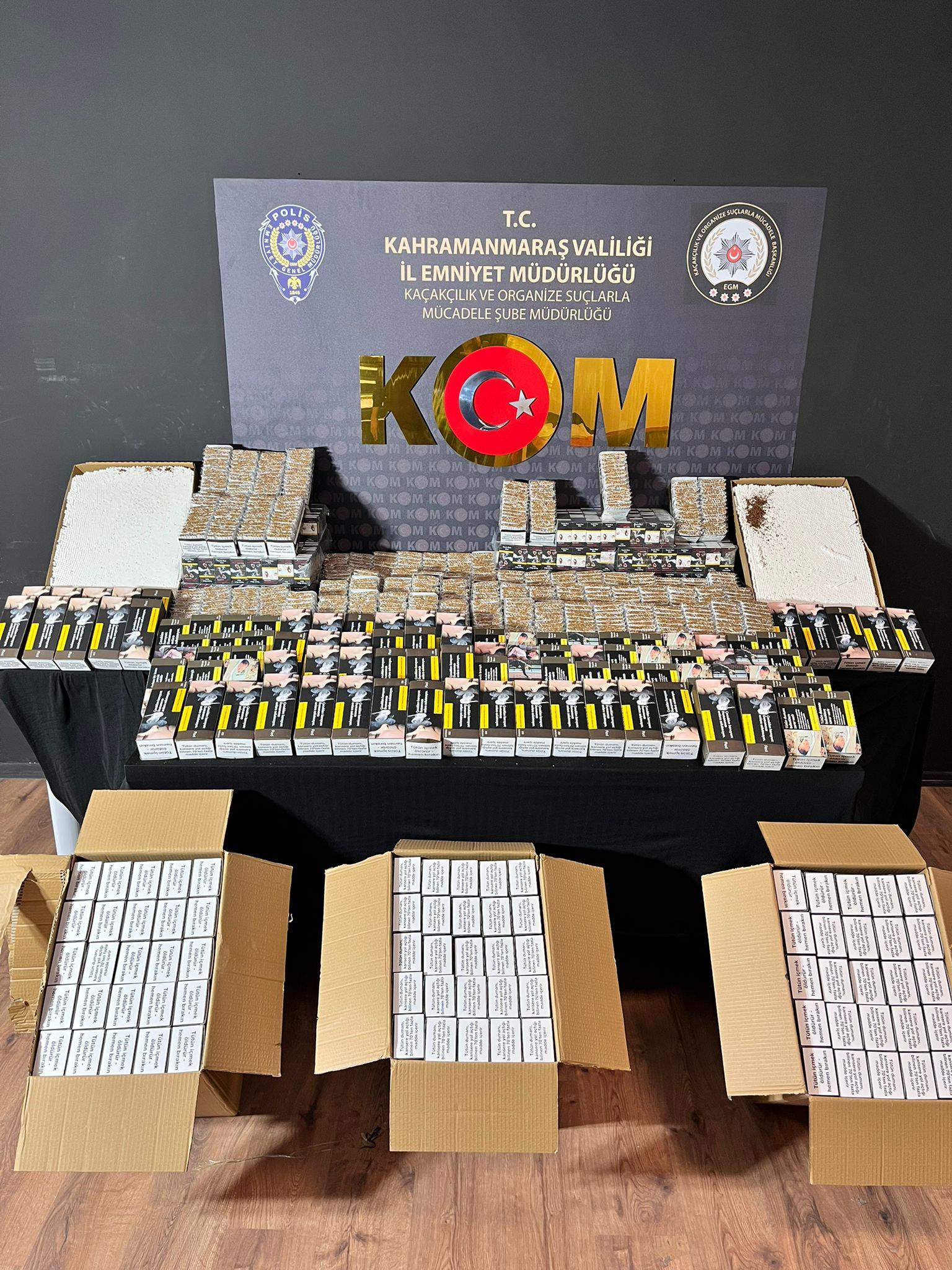 Kahramanmaraş Emniyet Müdürlüğü Narkotik Suçlarla Mücadele Şube Müdürlüğü Elbistan Narkotik Büro Amirligince.
