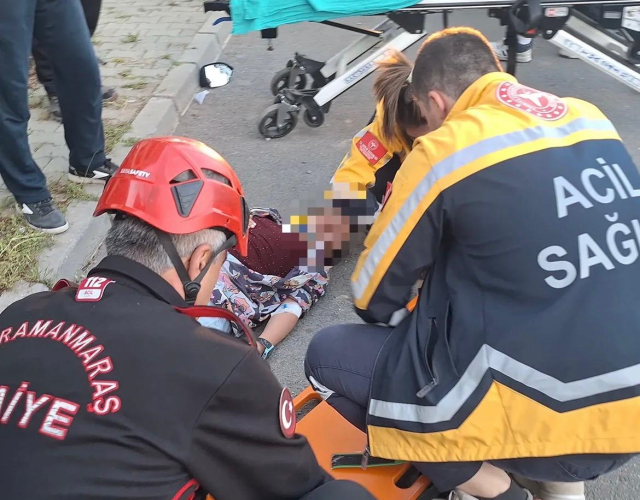 Kahramanmaraş’ta otomobil devrildi: 4 yaralı