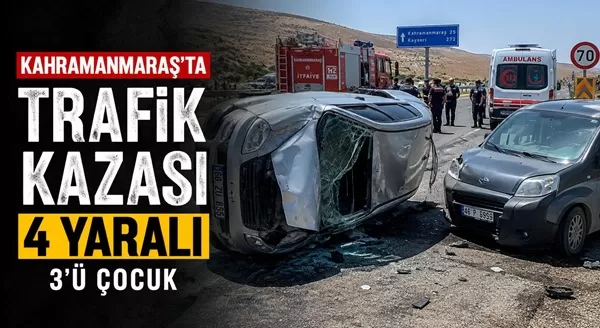 Kayseri Yolunda Feci Kaza 4 yaralı
