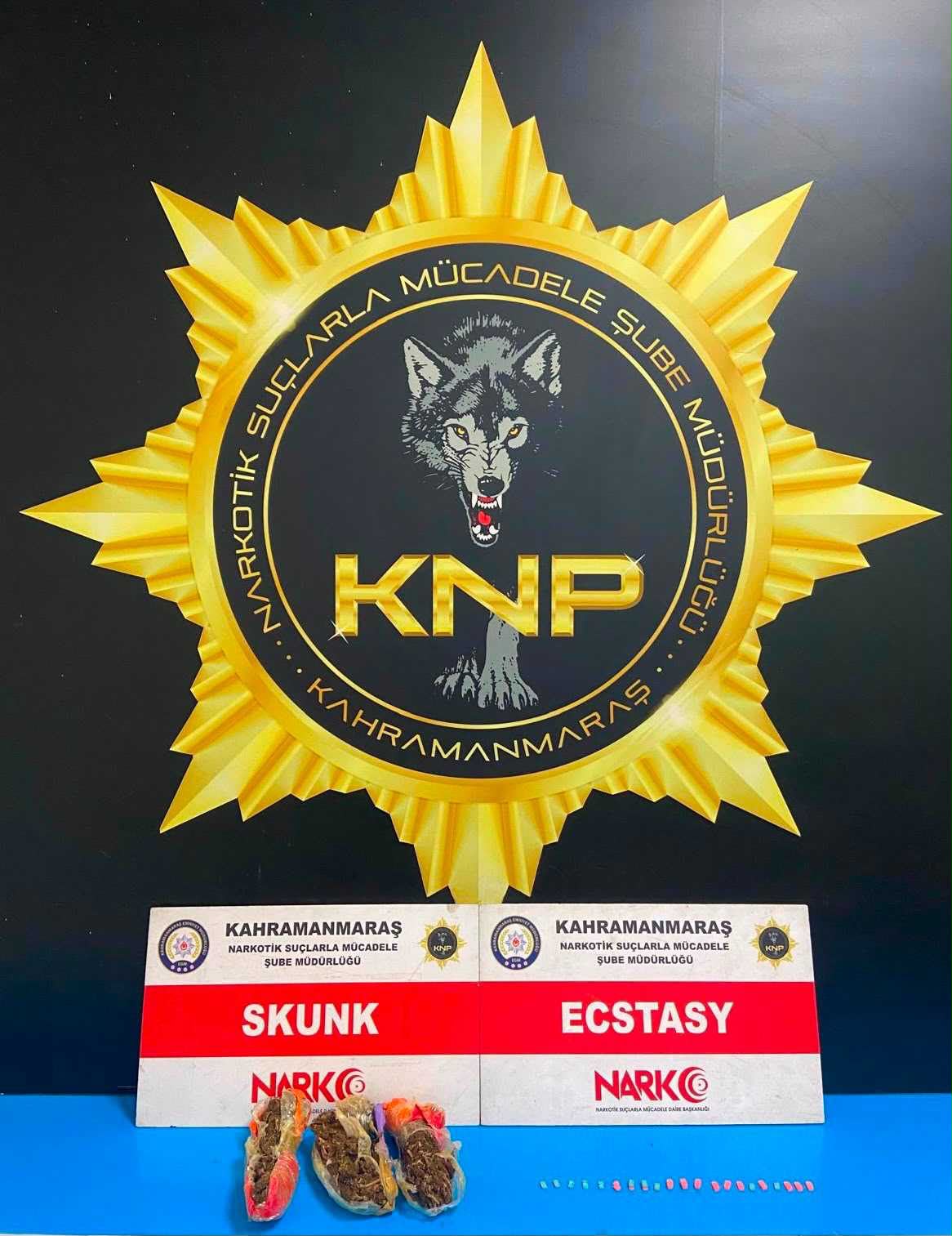 Kahramanmaraş Emniyet Müdürlüğü Narkotik Suçlarla Mücadele Şube Müdürlüğü görevlilerince
