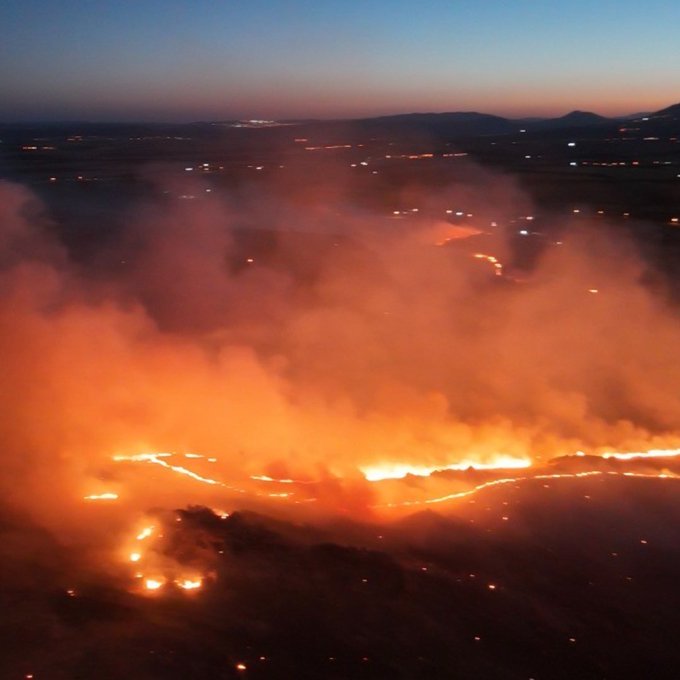 Adıyaman’dan ormanlık alanda yangın çıktı