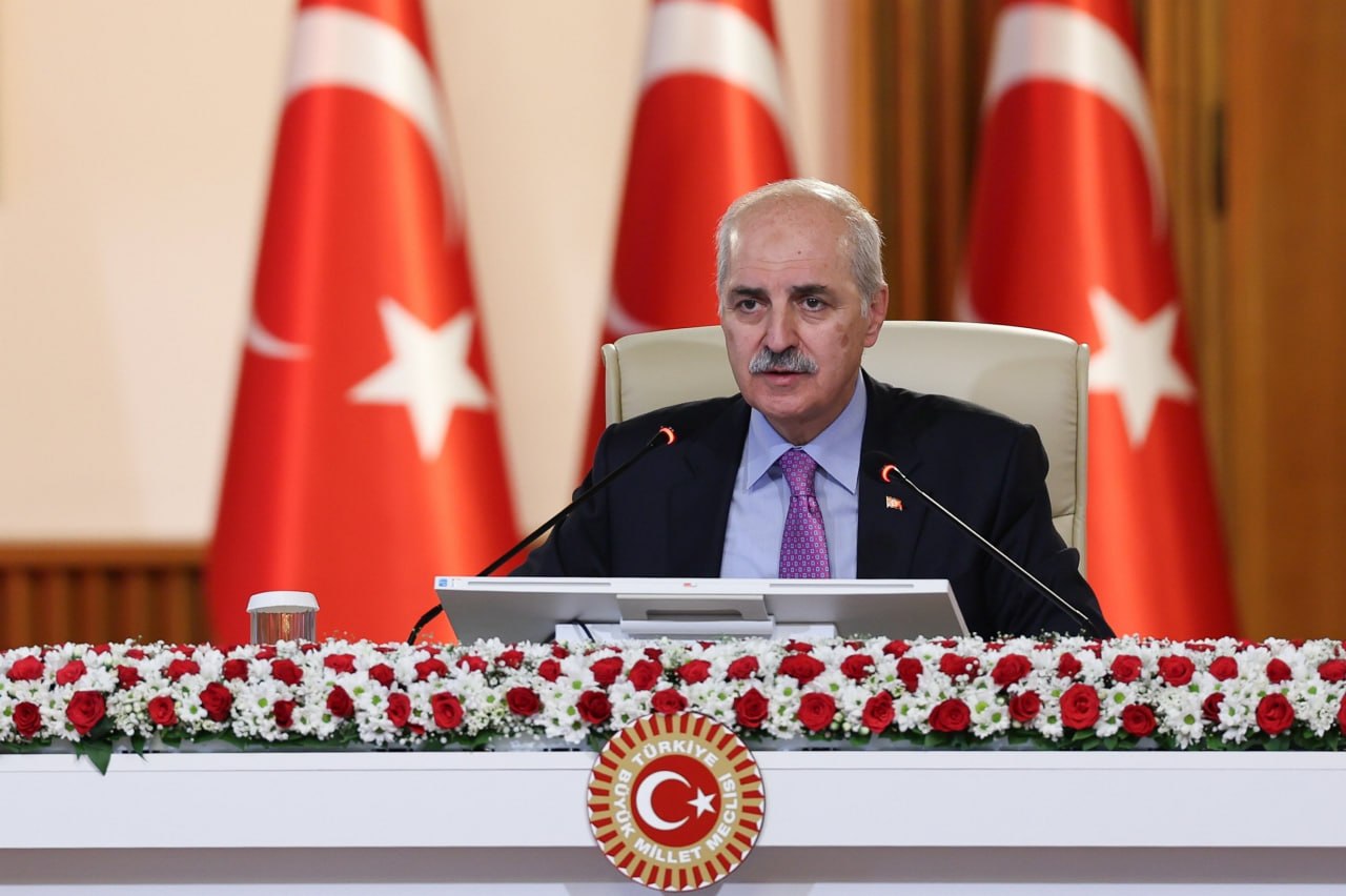 TBMM Başkanı Numan Kurtulmuş “Türkiye’nin önünde artık yalnızca bir yasanın kabulü yok.