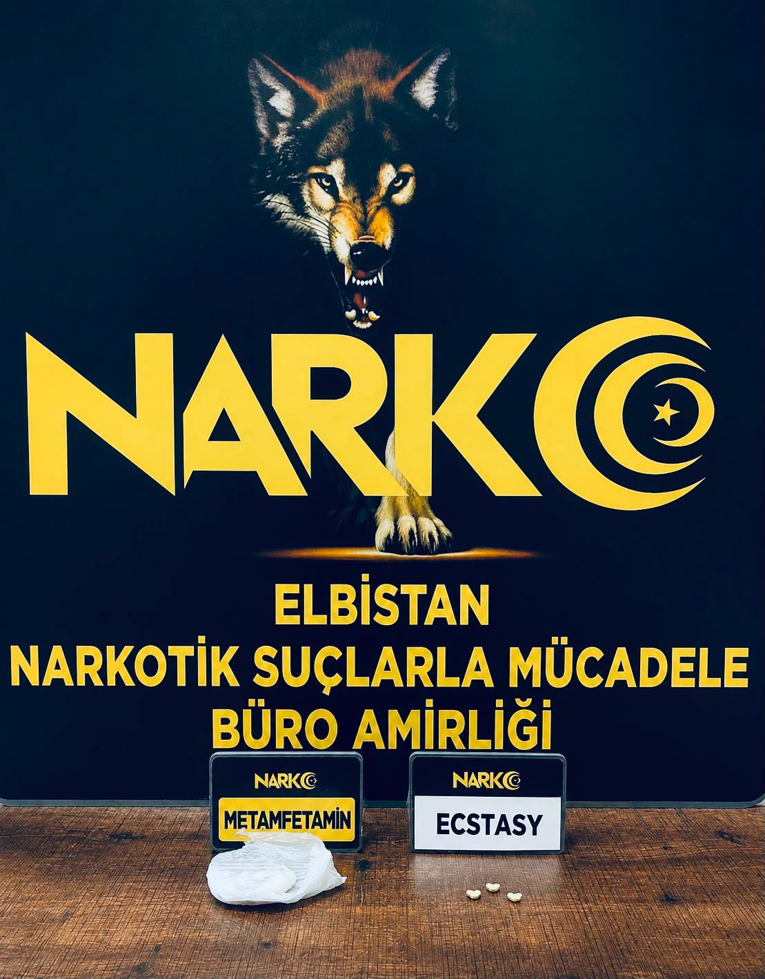 Kahramanmaraş Narkotik Suçlarla Mücadele Şube Müdürlüğü ve Elbistan Narkotik Büro Amirliği görevlilerince ;